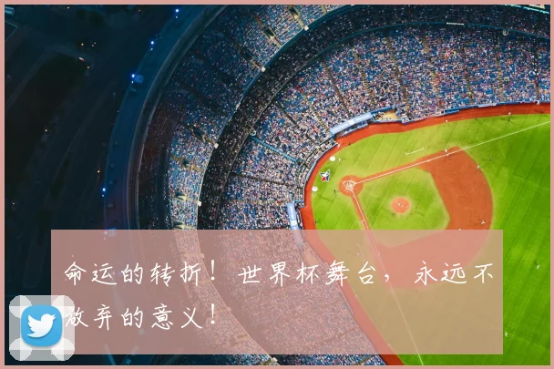 命运的转折！世界杯舞台，永远不放弃的意义！